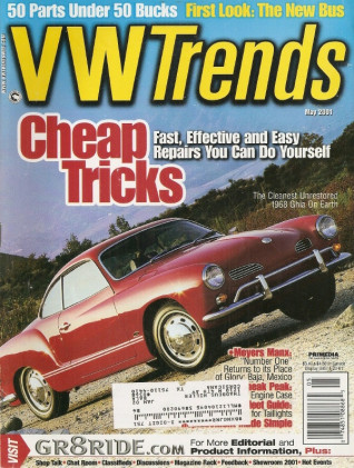 VW TRENDS 2001 MAY - BAJA MEYERS MANX, CHEAP TRICKS, BUG CLUTCH REPLACE